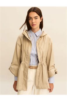 Parka da donna di colore beige Emme | EMMRECENTE002