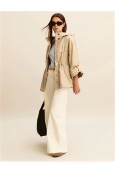 Parka da donna di colore beige Emme | EMMRECENTE002