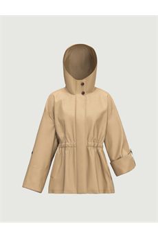 Parka da donna di colore beige Emme | EMMRECENTE002
