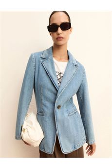 Giacca da donna in demin medio Emme | EMMTECA001