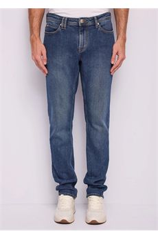Jeans da uomo in denim medio