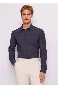 Camicia da uomo di colore blu Gaudi' | 611GU450253983