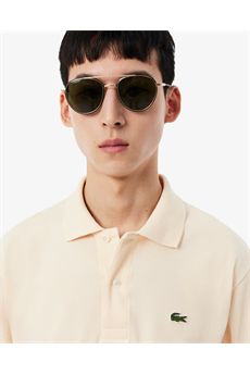 Polo da uomo di colore beige Lacoste | L1212056