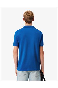 Polo da uomo di colore blu/azzurro Lacoste | L12123D3