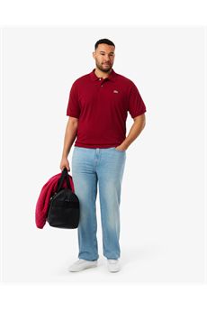 Polo da uomo di colore bordeaux Lacoste | L1212476
