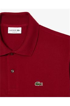 Polo da uomo di colore bordeaux Lacoste | L1212476