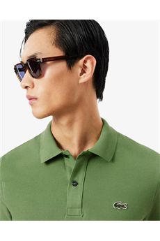 Polo da uomo di colore verde Lacoste | PH401202M