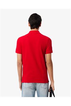 Polo da uomo di colore rosso Lacoste | PH4012240