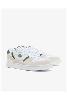 Sneakers da uomo di colore bianco, verde e beige Lacoste | T-CLIP2H4