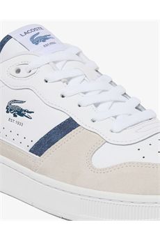 Sneakers da uomo di colore bianco, blu e beige Lacoste | T-CLIPX96