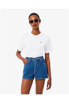 T-shirt da donna di colore bianco Lacoste | TF7215001