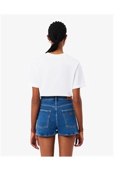 T-shirt da donna di colore bianco Lacoste | TF7215001