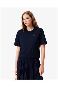 t_shirt da donna di colore blu navy Lacoste | TF7215166