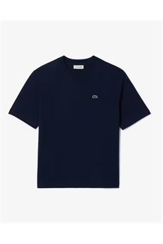 t_shirt da donna di colore blu navy Lacoste | TF7215166