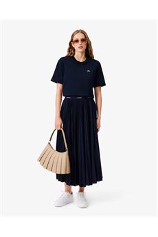 t_shirt da donna di colore blu navy Lacoste | TF7215166