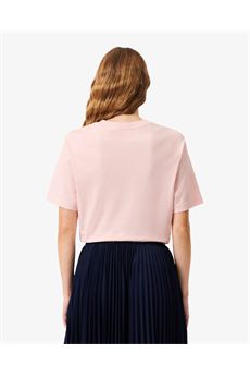 T-shirt da donna di colore rosa chiaro Lacoste | TF7215ADY