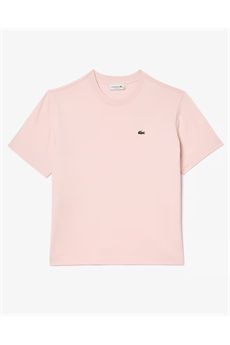 T-shirt da donna di colore rosa chiaro Lacoste | TF7215ADY