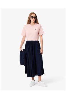 T-shirt da donna di colore rosa chiaro Lacoste | TF7215ADY