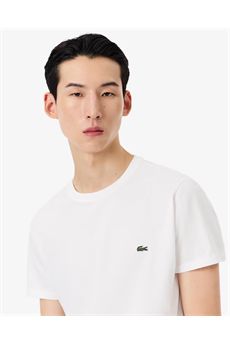 T-shirt da uomo di colore bianco Lacoste | TH6709001