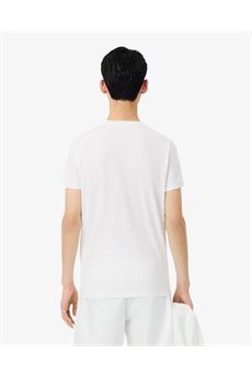 T-shirt da uomo di colore bianco Lacoste | TH6709001