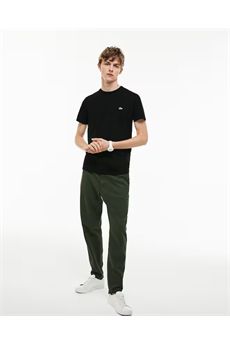 T-shirt da uomo di colore nero Lacoste | TH6709031