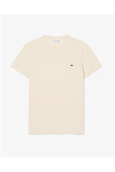 T-shirt da uomo di colore beige Lacoste | TH6709056