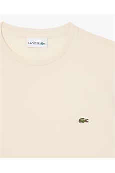 T-shirt da uomo di colore beige Lacoste | TH6709056