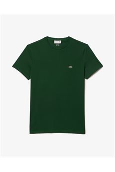 T-shirt da uomo di colore verde militare Lacoste | TH6709132