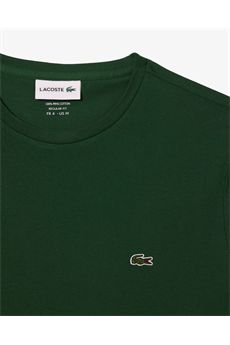 T-shirt da uomo di colore verde militare Lacoste | TH6709132