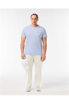 T-shirt da uomo di colore Blu Chiaro Lacoste | TH6709J2G