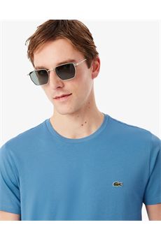 T-shirt da uomo di colore Bleu Lacoste | TH6709JBK