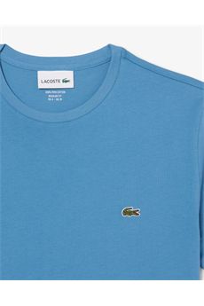 T-shirt da uomo di colore Bleu Lacoste | TH6709JBK