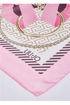 Foulard da donna di colore rosa pesca Liu Jo Accessori | 2A6055T274552215