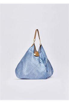 Borsa da donna in stampa denim Liu Jo Accessori | AA6194T274579043