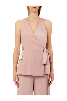 Gilet da donna di colore rosa Liu Jo Black | CA6184TS114P9645