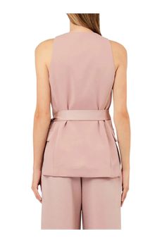 Gilet da donna di colore rosa Liu Jo Black | CA6184TS114P9645
