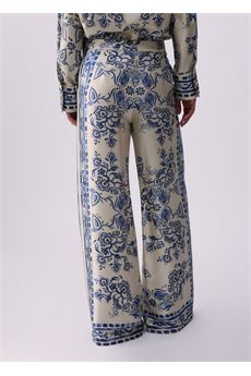 Pantaloni da donna di colore bianco e blu Liu Jo Black | CA6230TS555P9652