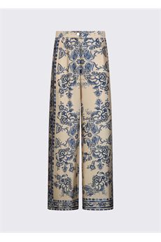 Pantaloni da donna di colore bianco e blu Liu Jo Black | CA6230TS555P9652