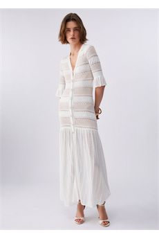 Abito da donna di colore bianco Liu Jo Black | CA6242MS55NP9636