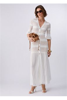 Abito da donna di colore bianco Liu Jo Black | CA6242MS55NP9636