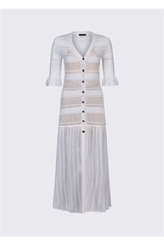 Abito da donna di colore bianco Liu Jo Black | CA6242MS55NP9636