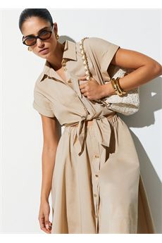 Abito da donna di colore beige Liu Jo Black | CA6277T297AP9574