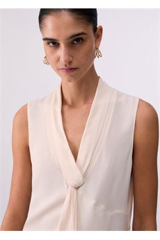 Top da donna di colore vaniglia Liu Jo Black | CA6284T2578P9644