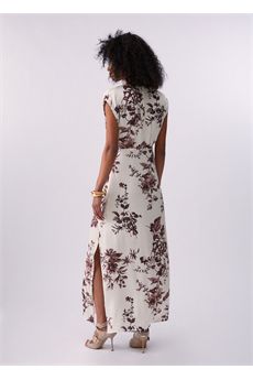 Abito da donna di colore bianco e marrone Liu Jo Black | CA6298TS061P9654