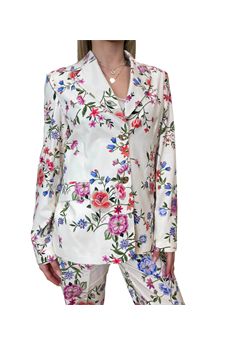 Giacca da donna floreale Liu Jo Black | CA6337T589AP9669