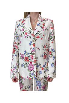 Giacca da donna floreale Liu Jo Black | CA6337T589AP9669
