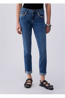 Jeans da donna in denim blu scuro Liu.Jo Denim | UA6006D031078800
