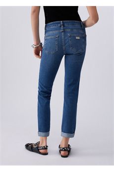 Jeans da donna in denim blu scuro Liu.Jo Denim | UA6006D031078800