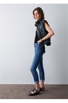Jeans da donna in denim blu scuro Liu.Jo Denim | UA6006D031078800