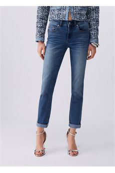 Jeans da donna in denim blu scuro Liu.Jo Denim | UA6006D031879012